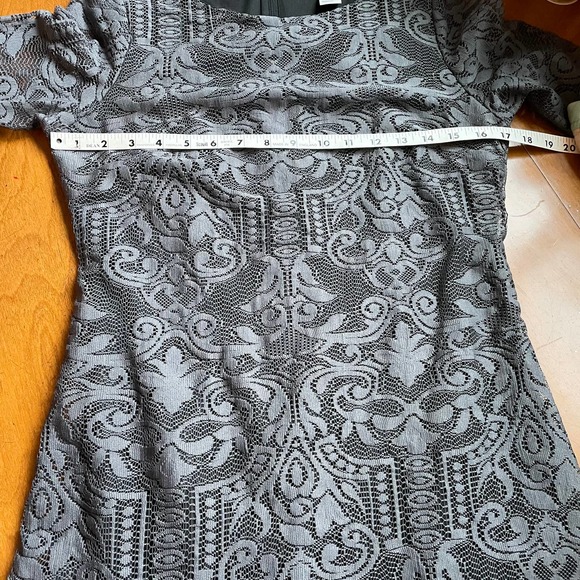 Dress S H&M Lace 3/4 Sleeve Dress Formal Workwear Lined Beautiful Delicate - Picture 4 of 10